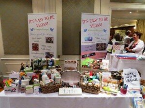 Our 'Easy2bvegan' stand last year!